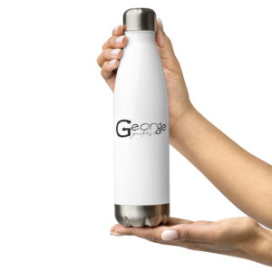 George Guitars Logo Stainless steel water bottle